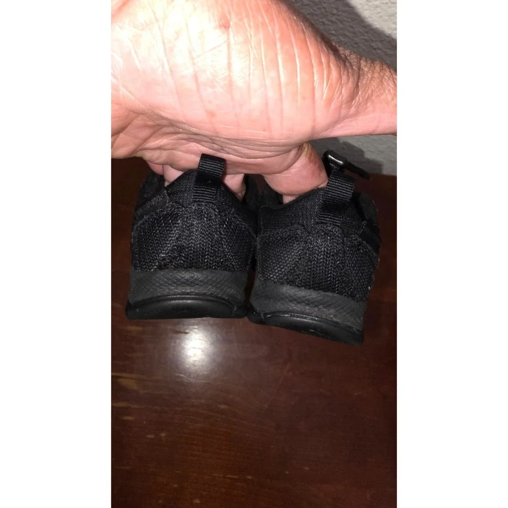 Columbia Kids‎ Black Trail Hiking Shoes Drawstring Closure Size 8